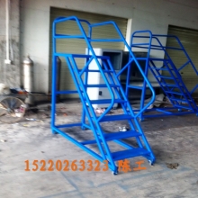 移動登高梯，倉庫登高車